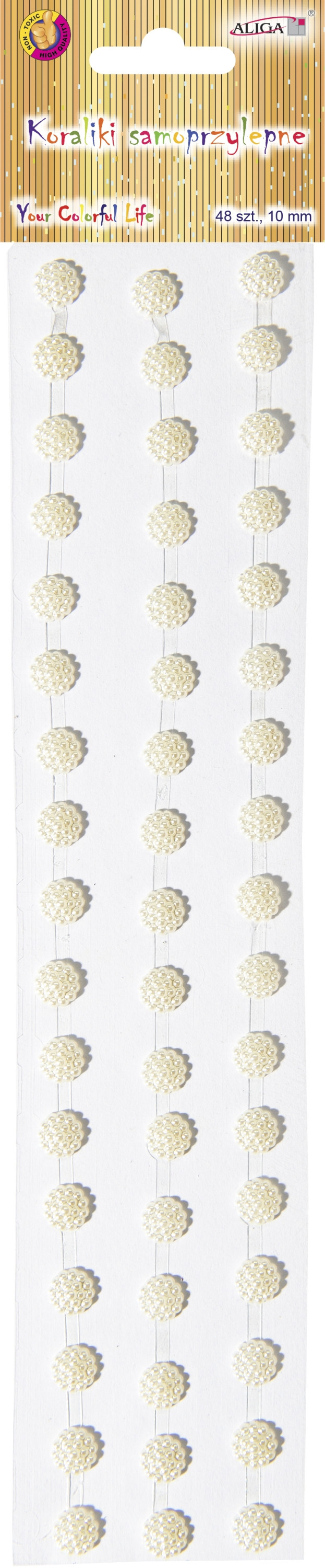 Kryształki samoprzylepne kwiatki JET-2350 10mm Aliga